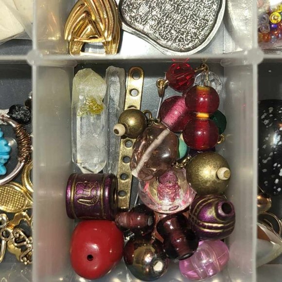 Beads and Findings Lot Haul Bundle Including Bead Organizer - Picture 7 of 14